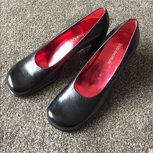 Enzo Angiolini black, leather shoes size 7